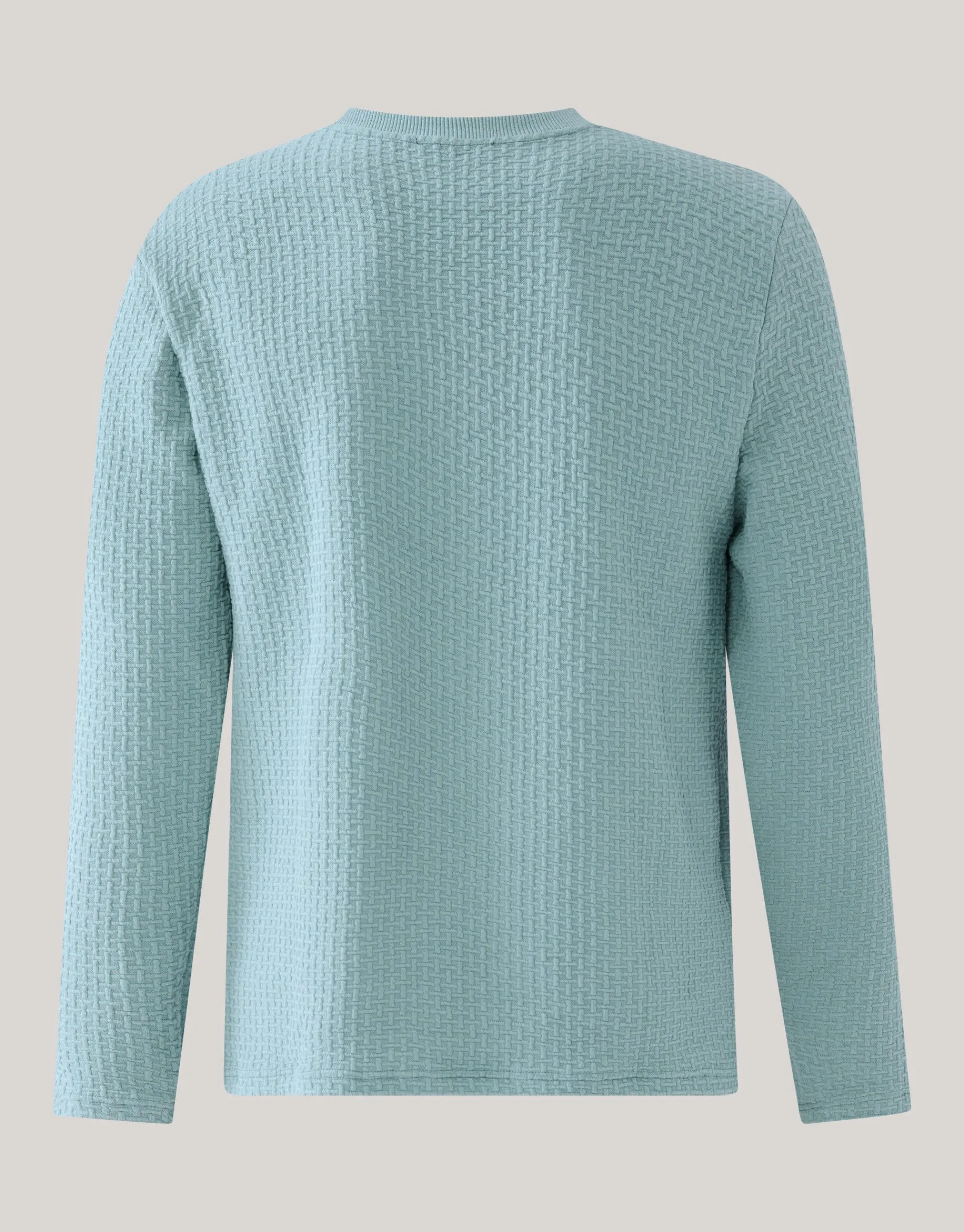 Shoeby Structuur Pocket Trui Lichtblauw<Heren Truien En Sweaters