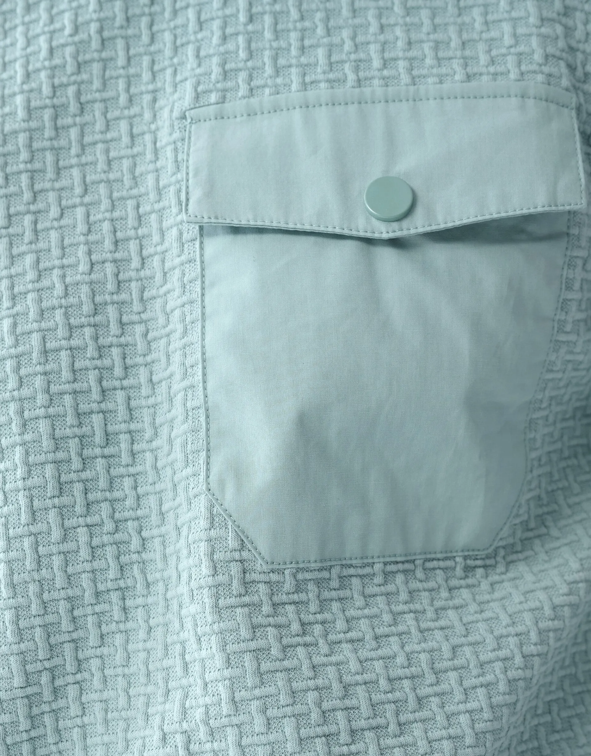 Shoeby Structuur Pocket Trui Lichtblauw<Heren Truien En Sweaters