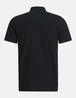 Shoeby Structuur Polo Zwart<Heren T-Shirts En Polo's