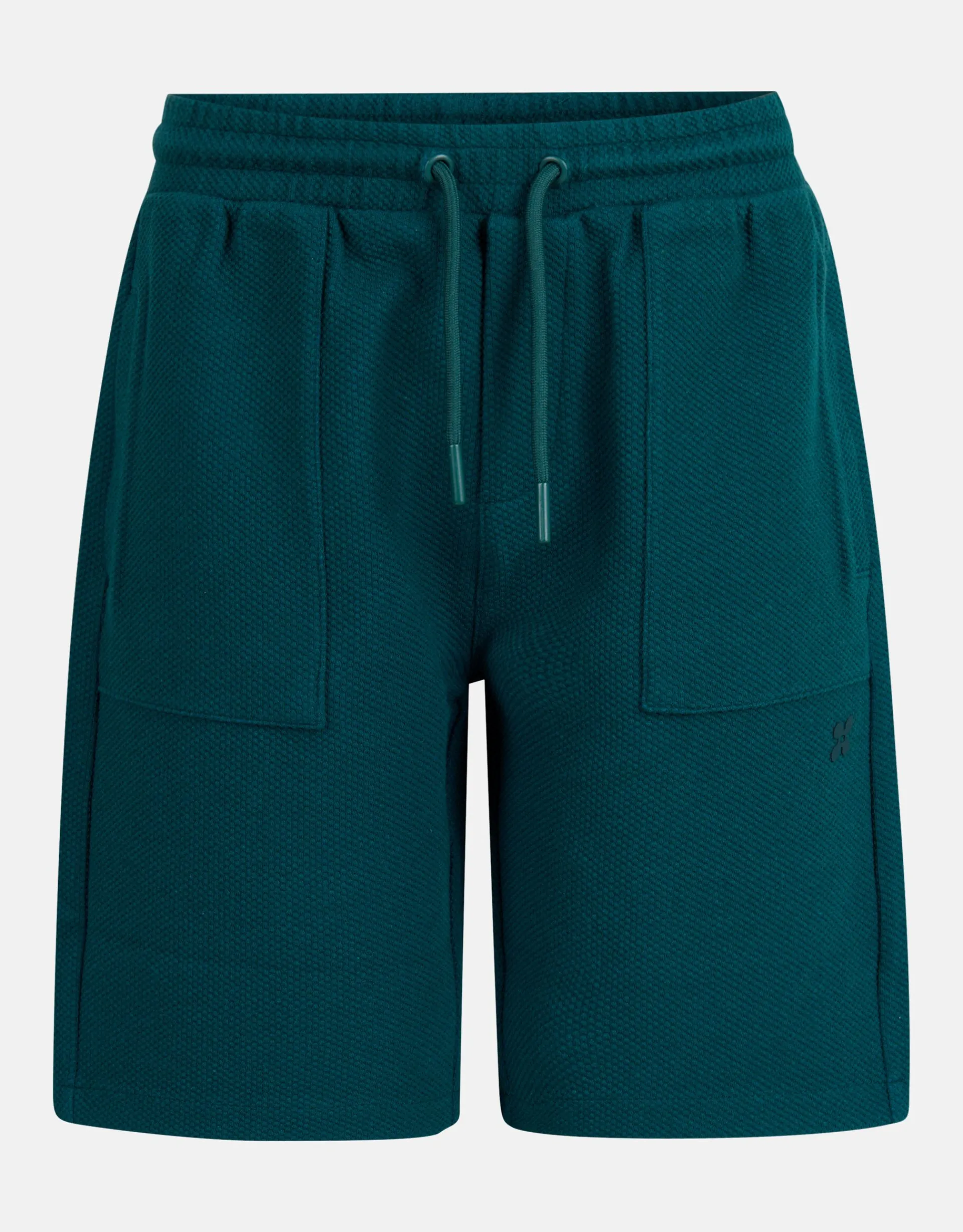 Shoeby Structuur Short Donkergroen< Shorts