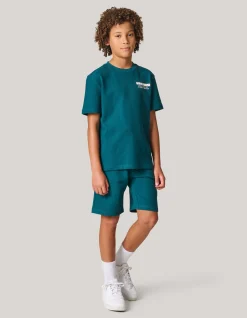 Shoeby Structuur Short Donkergroen< Shorts