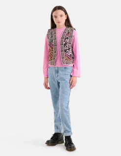Shoeby Structuur Straight Jeans< Jeans