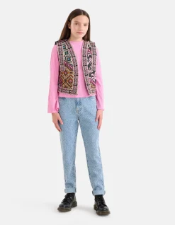 Shoeby Structuur Straight Jeans< Jeans
