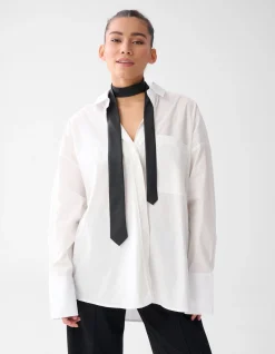 Shoeby Structuur Stropdas Zwart<DAMES Overige Accessoires