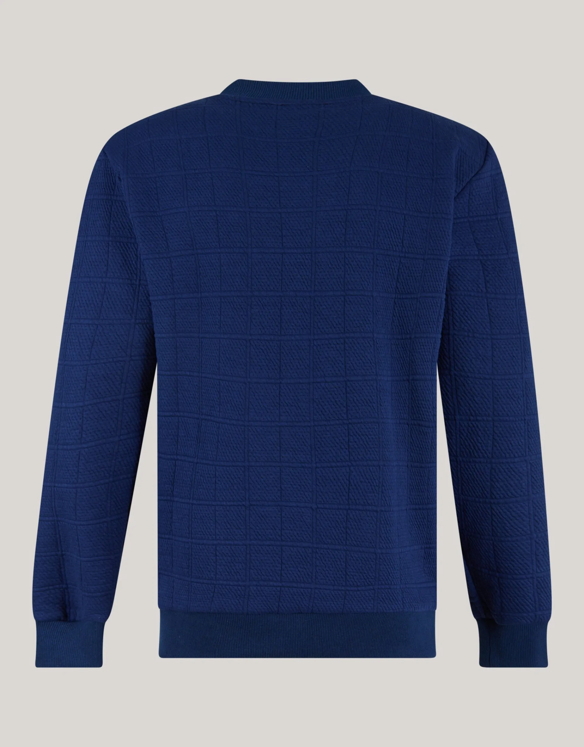 Shoeby Structuur Sweater Donkerblauw<Heren Truien En Sweaters