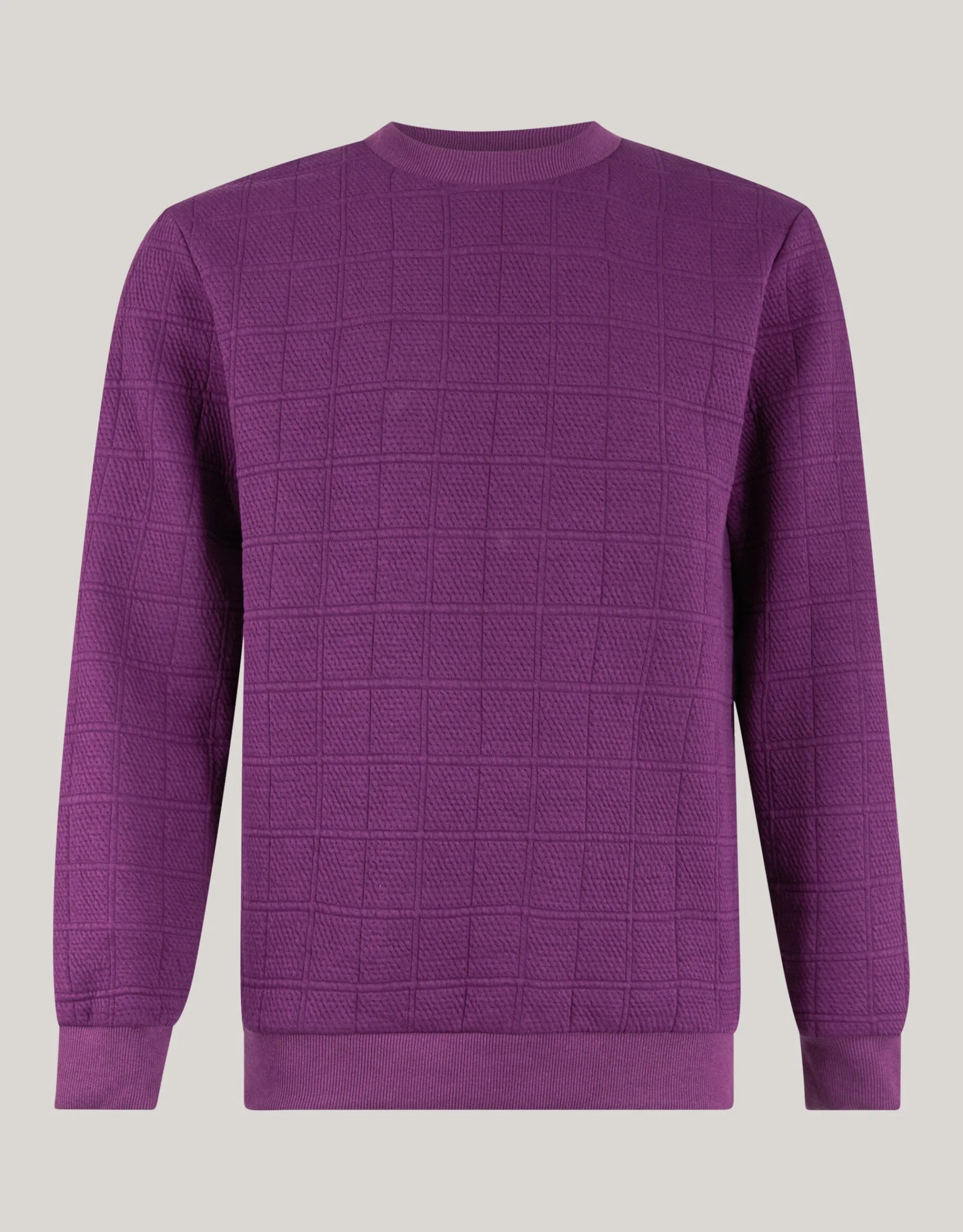Shoeby Structuur Sweater Donkerrood<Heren Truien En Sweaters
