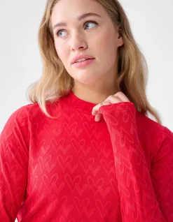Shoeby Structuur Top Rood<DAMES Tops