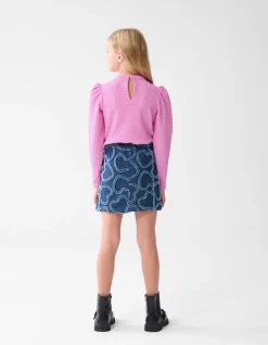 Shoeby Structuur Top Roze< Tops Lange Mouw