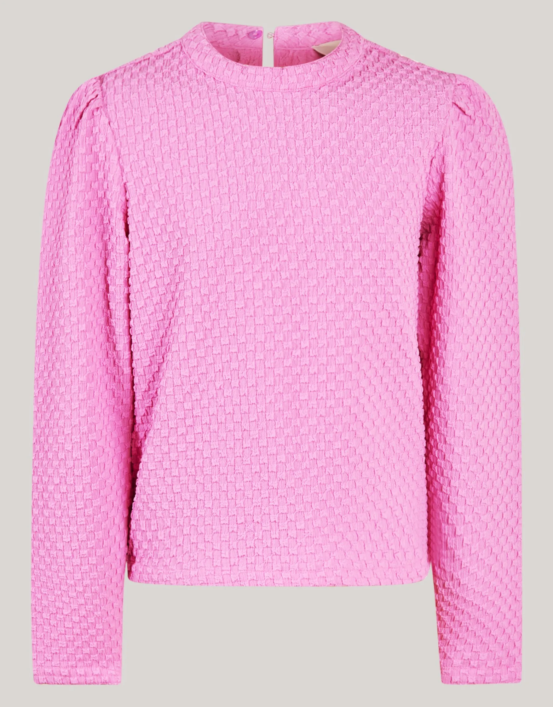 Shoeby Structuur Top Roze< Tops Lange Mouw