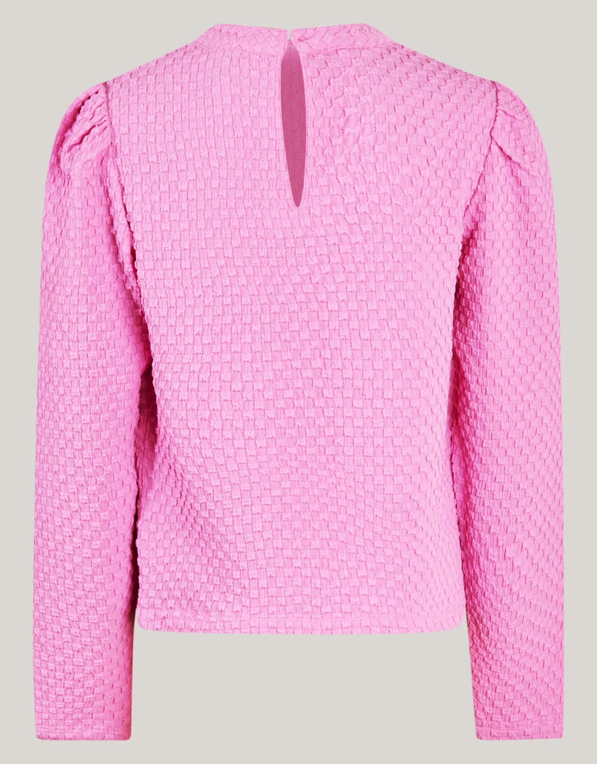 Shoeby Structuur Top Roze< Tops Lange Mouw