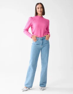 Shoeby Structuur Top Roze<DAMES Tops|Blouses