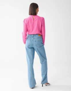 Shoeby Structuur Top Roze<DAMES Tops|Blouses