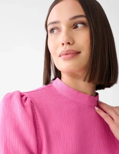 Shoeby Structuur Top Roze<DAMES Tops|Blouses