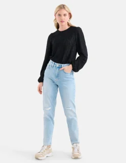 Shoeby Structuur Top Zwart<DAMES Tops