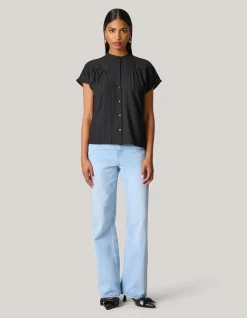 Shoeby Structuur Top Zwart<DAMES Tops