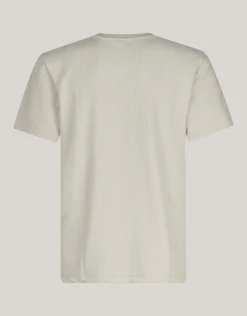 Shoeby Structuur T-shirt Lichtgrijs<Heren T-Shirts En Polo's