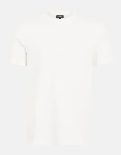Shoeby Structuur T-shirt Wit<Heren T-Shirts En Polo's