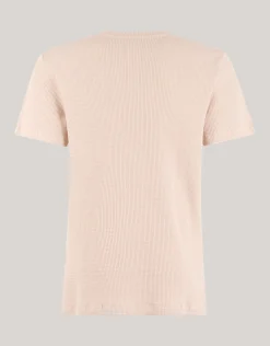 Shoeby Structuur T-shirt Zand<Heren T-Shirts En Polo's