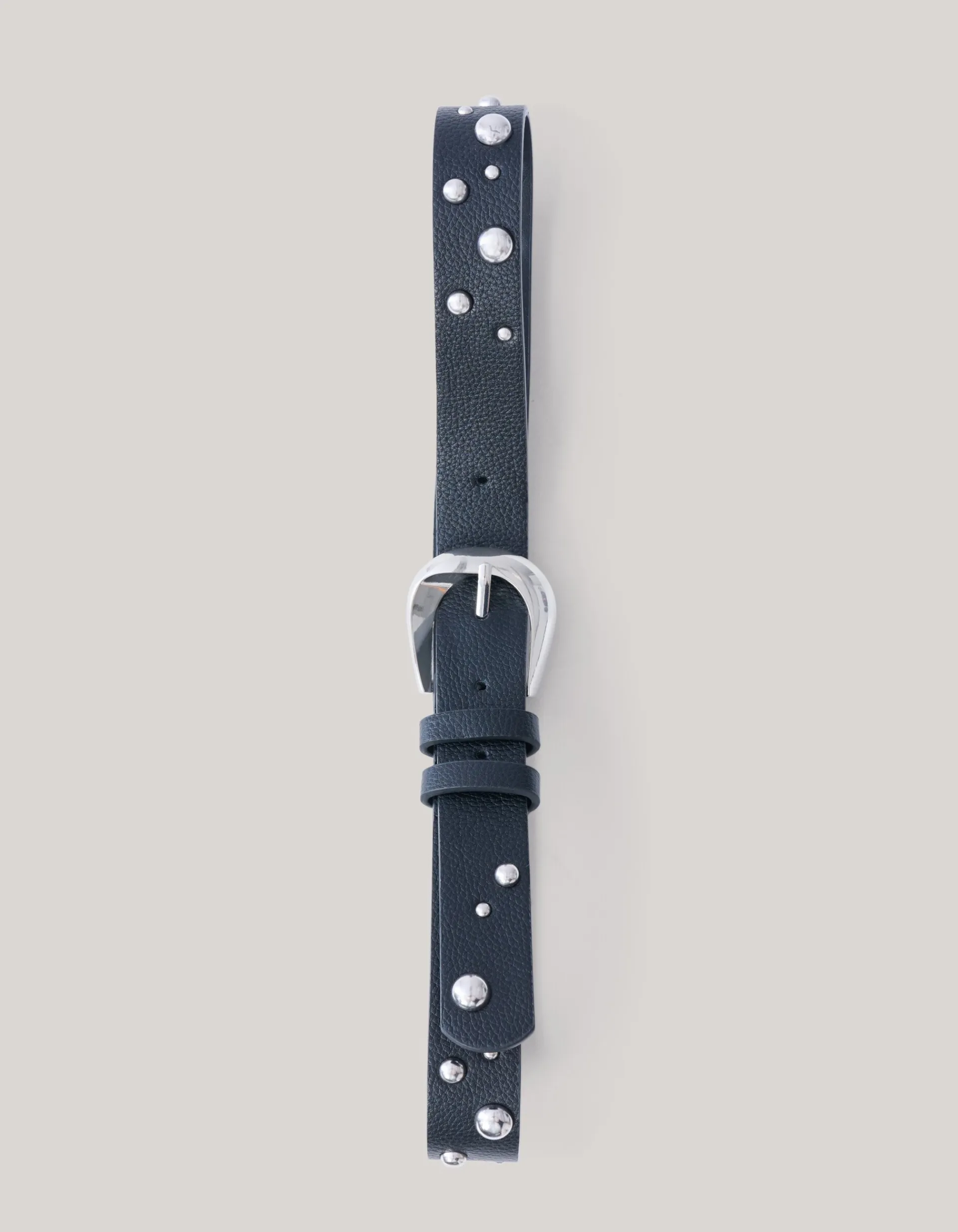 Shoeby Stud Riem Zwart<DAMES Riemen