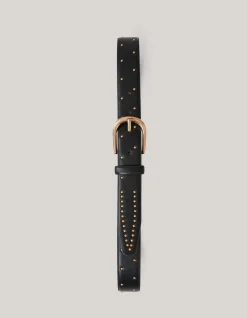 Shoeby Studded Riem Zwart<DAMES Riemen
