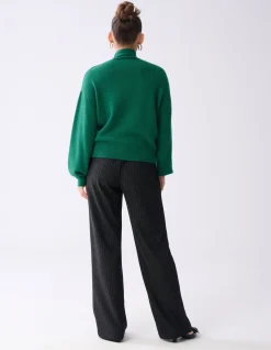Shoeby Studio Strass Trui Donkergroen<DAMES Truien En Sweaters
