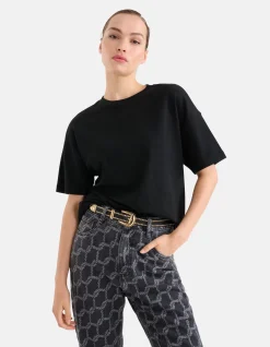Shoeby Studs Riem Zwart<DAMES Riemen