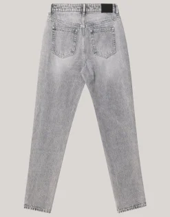 Shoeby Studs Tapered Fit Jeans Grijs<DAMES Jeans