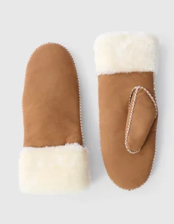 Shoeby Suède Wanten Bruin<DAMES Handschoenen