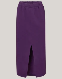 Shoeby Sweat Maxi Rok Paars<DAMES Rokken