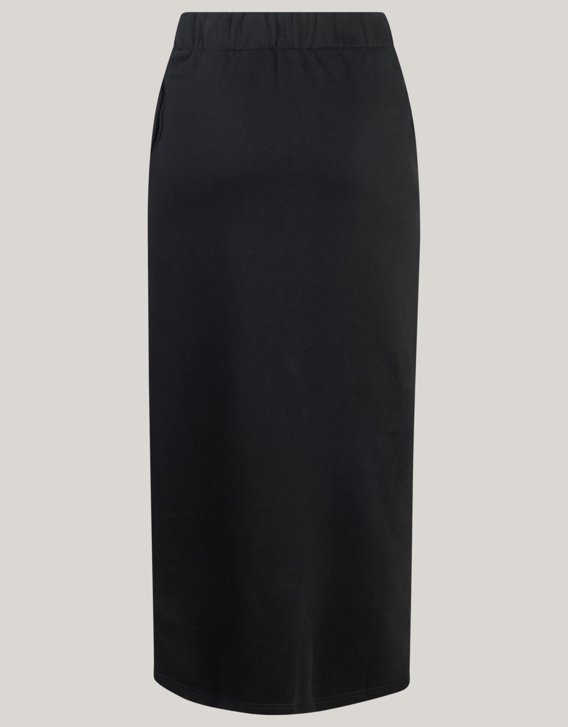 Shoeby Sweat Maxi Rok Zwart<DAMES Rokken
