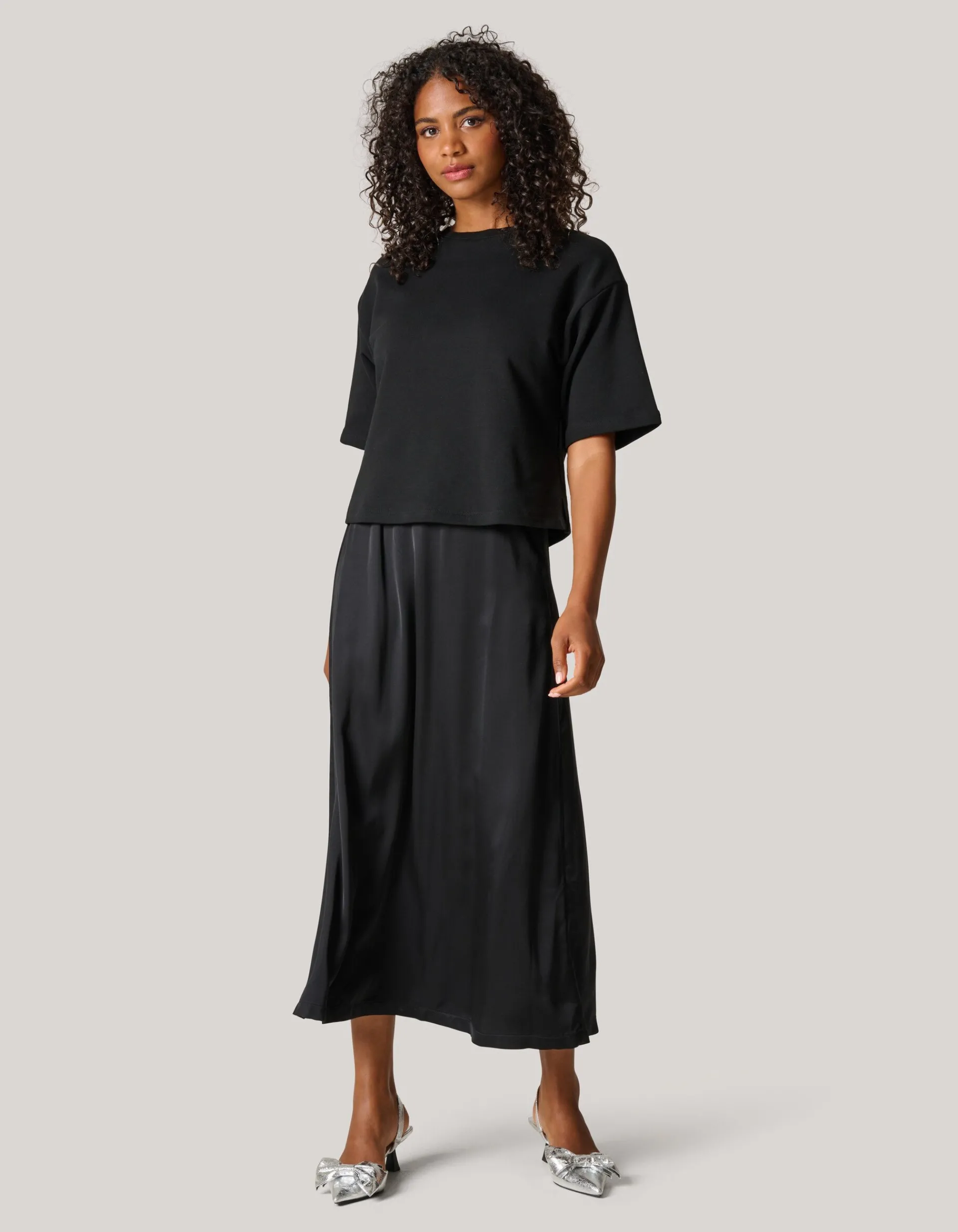 Shoeby Sweat Top Zwart<DAMES Tops