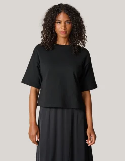 Shoeby Sweat Top Zwart<DAMES Tops