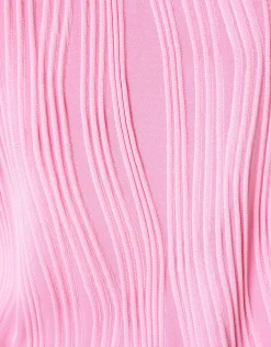 Shoeby Swirl Crinkle Top Roze<DAMES T-Shirts|Tops