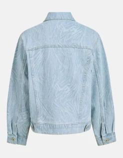Shoeby Swirl Print Denim Jack< Jacks