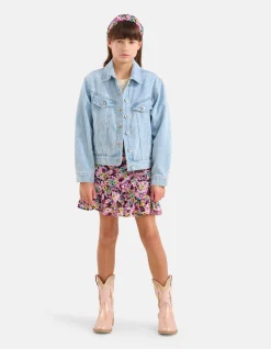 Shoeby Swirl Print Denim Jack< Jacks