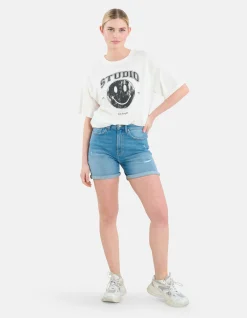Shoeby Tapered Denim Short<DAMES Shorts