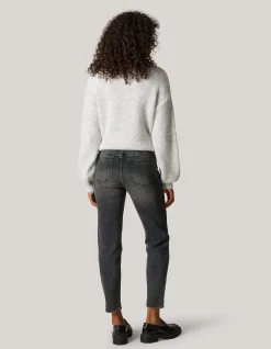 Shoeby Tapered Fit Jeans Donkergrijs L29<DAMES Jeans