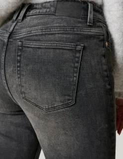 Shoeby Tapered Fit Jeans Donkergrijs L29<DAMES Jeans