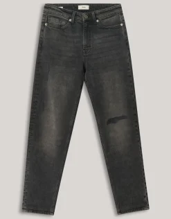 Shoeby Tapered Fit Jeans Donkergrijs L29<DAMES Jeans