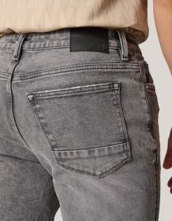 Shoeby Tapered Fit Jeans Grijs L32<Heren Jeans