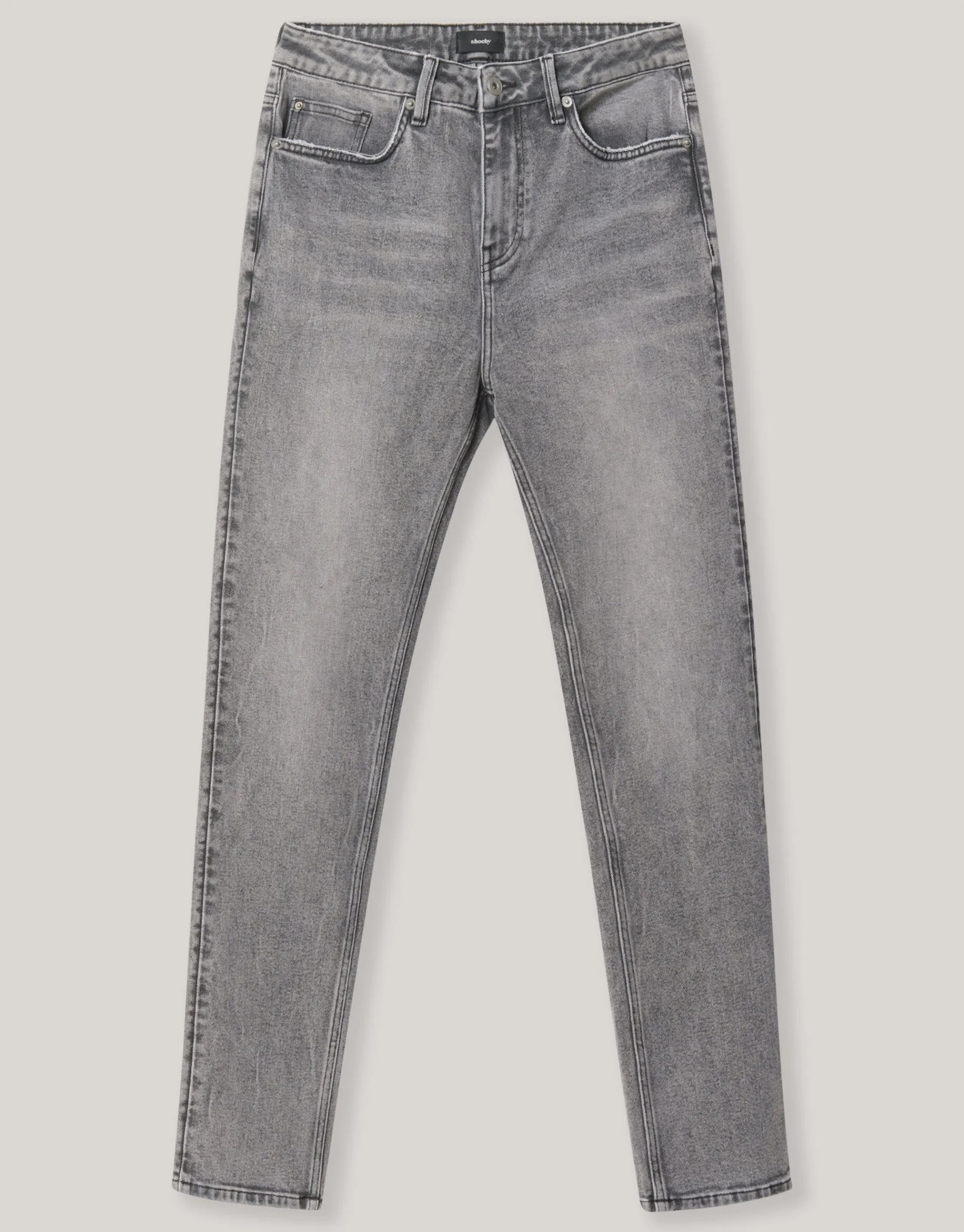 Shoeby Tapered Fit Jeans Grijs L32<Heren Jeans
