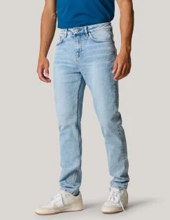Shoeby Tapered Fit Jeans Lichtblauw L32<Heren Jeans