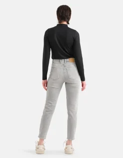 Shoeby Tapered Fit Jeans Lichtgrijs<DAMES Jeans