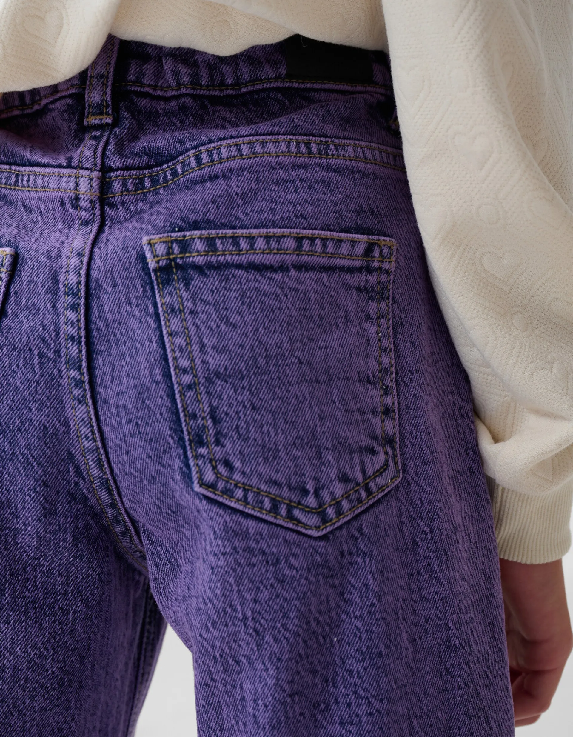 Shoeby Tapered Fit Jeans Washed Paars< Jeans