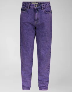 Shoeby Tapered Fit Jeans Washed Paars< Jeans
