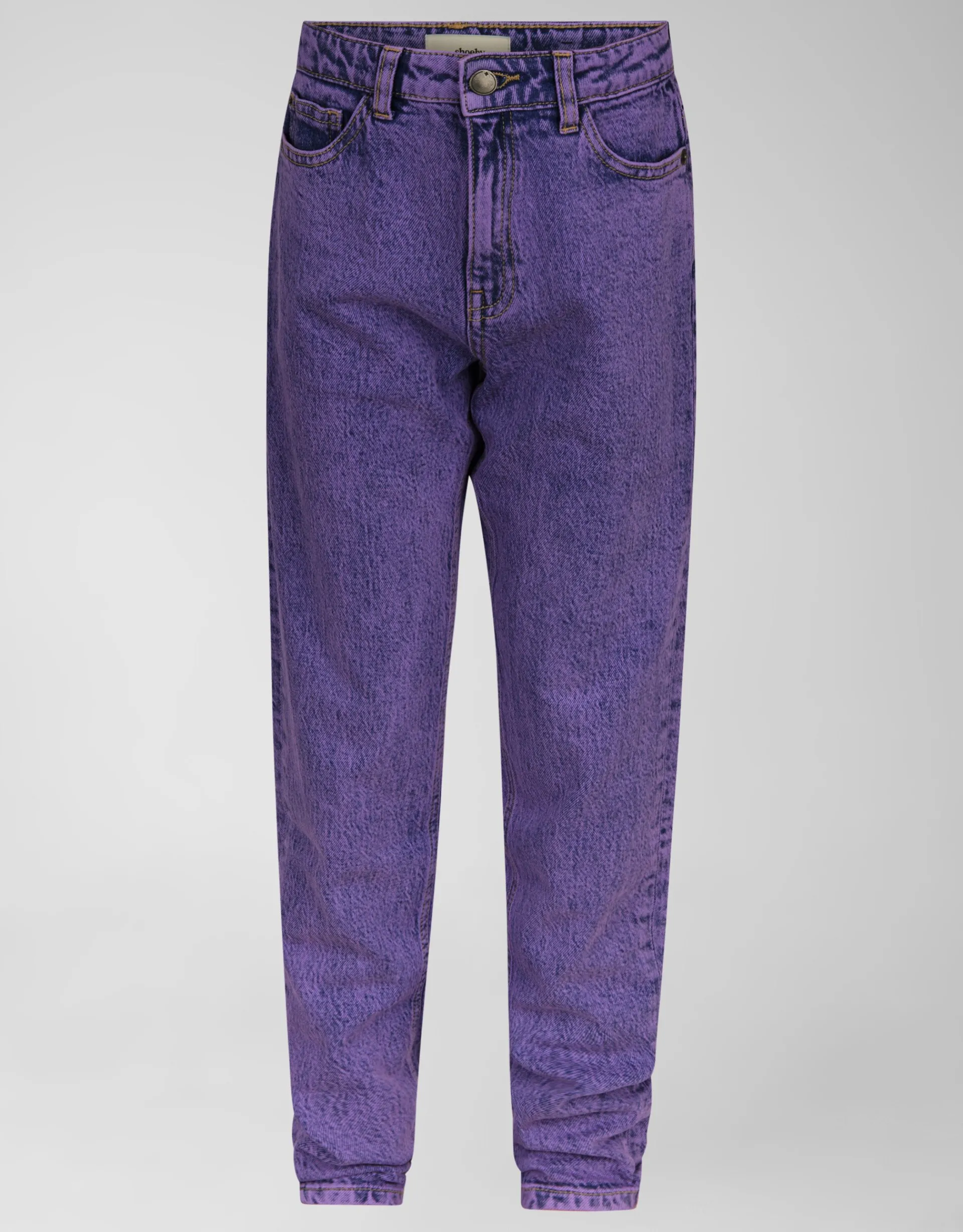 Shoeby Tapered Fit Jeans Washed Paars< Jeans
