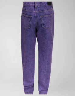 Shoeby Tapered Fit Jeans Washed Paars< Jeans