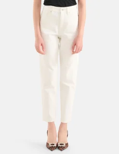 Shoeby Tapered Fit Jeans Wit L29<DAMES Jeans