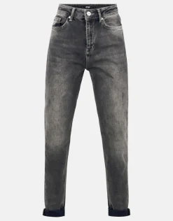 Shoeby Tapered Fit Jeans Zwart L29<DAMES Jeans