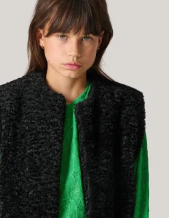 Shoeby Teddy Gilet Zwart< Gilets